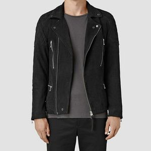 All Saints Suede Biker Jacket